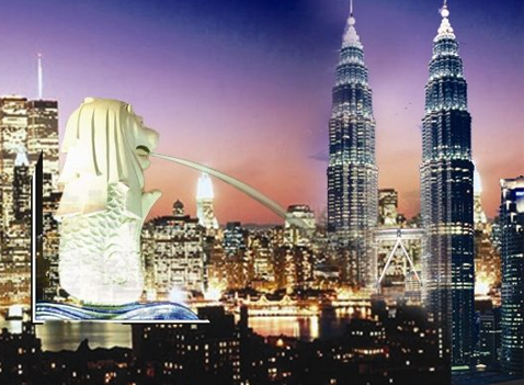 Singapore and Malaysia